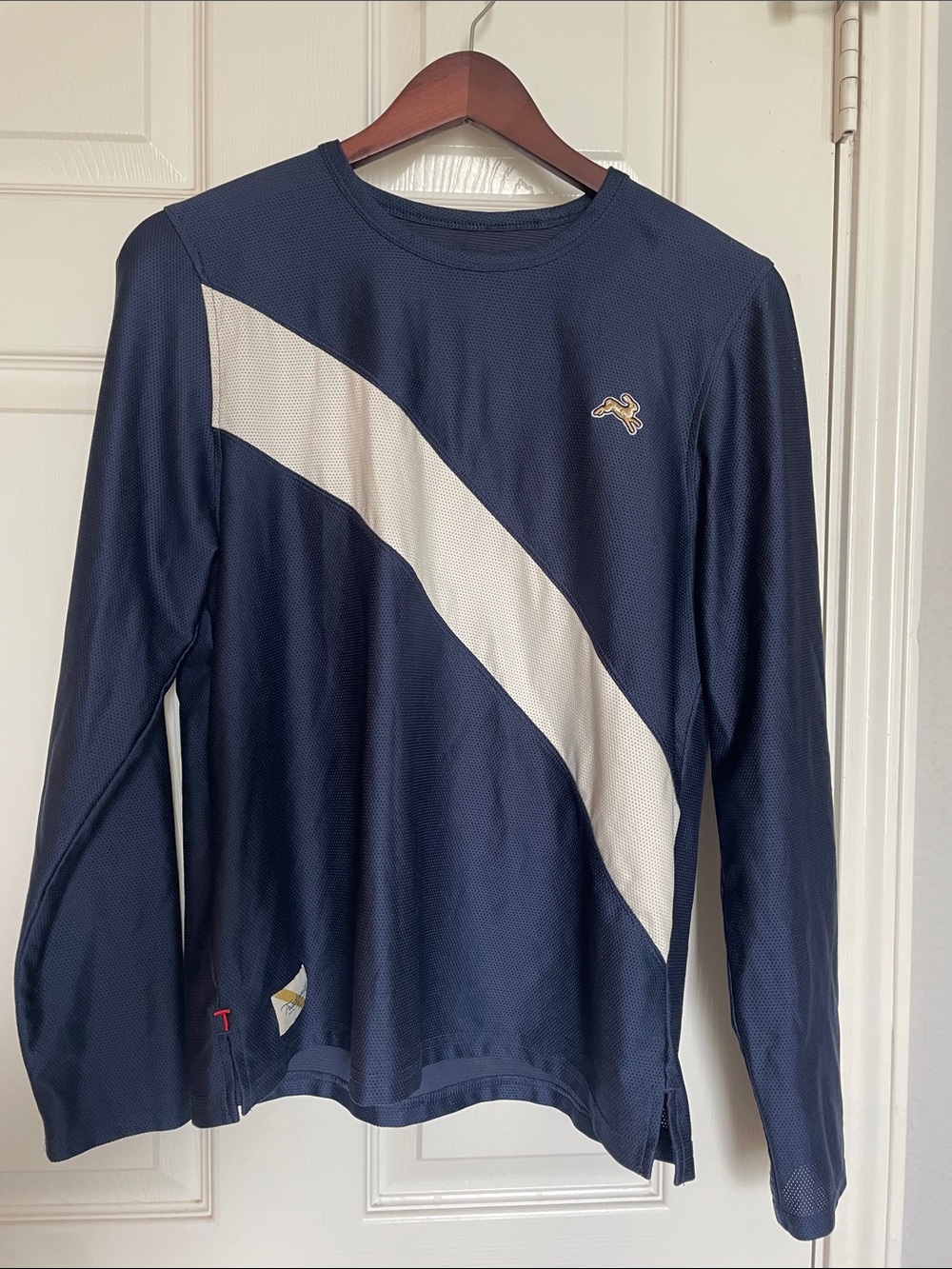 Navy Tracksmith Van Cortlandt Long Sleeve, L